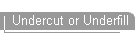 Undercut or Underfill